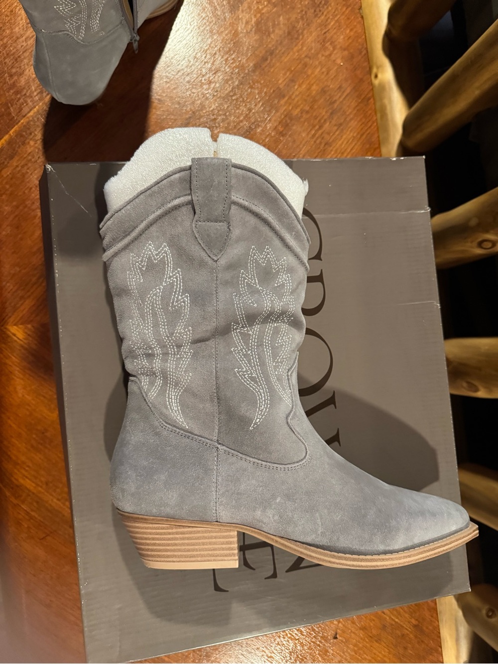Crown Vintage Gray cowgirl boots - Picture 7 of 12